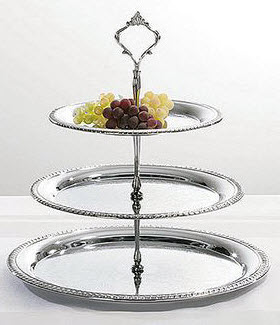 The tiered tray, loaded with goodies, is a hallmark of a true British tea time! (ETS image)