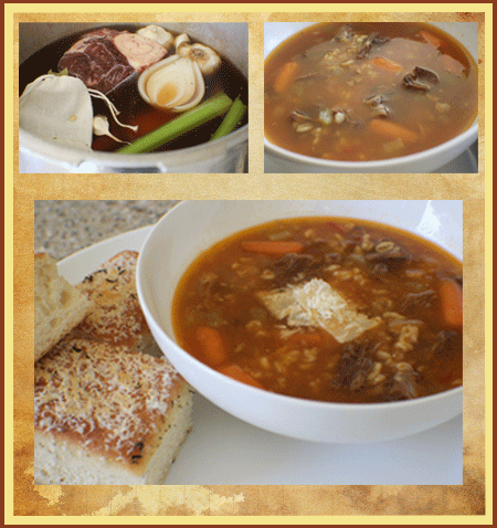 Darjeeling Beef with Barley Soup (photo by Janet Sanchez, all rights reserved)
