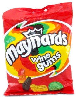 Non-alcoholic Maynards Winegums are chewy enough to relax you. (ETS image)