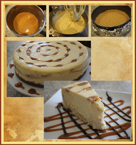 Droooooool! Luscious cheesecake made better with tea! (photo by Janet Sanchez, all rights reserved)