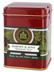 Harney and Sons Holiday Tea, a part of the flavored tea section of the puzzle! (ETS image)