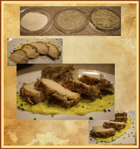 Herb Crusted Chicken with a Tea Aioli (photo by Janet Sanchez, all rights reserved)