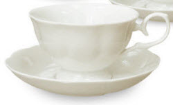 Porcelain Cup & Saucer - Diana