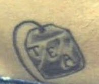 Teabag tattoo (Screen capture from site)
