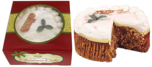 Top Iced Christmas Cake by Norfolk Manor (ETS image)