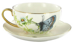 Wings of Grace Teacup and Saucer