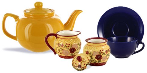 A selection of primary colors (including one with a pattern to it that is simple enough to go with the other items). (ETS image)