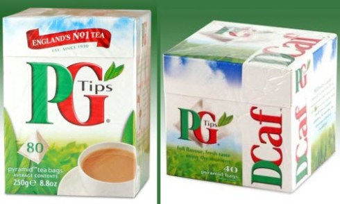 PG Tips satisfies both those who and don't want caffeine (ETS images)