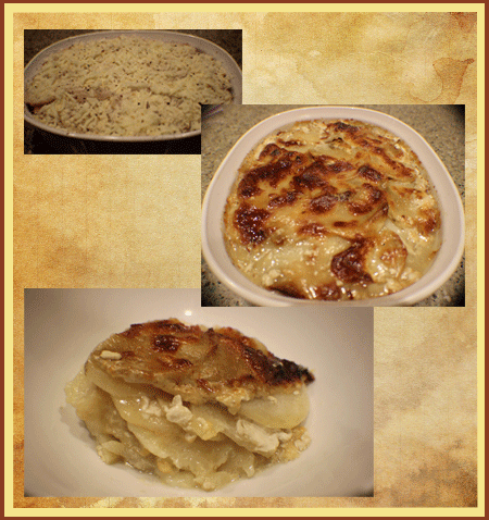 Tea Scalloped Potatoes (photo by Janet Sanchez, all rights reserved)