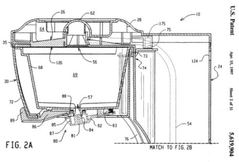Tea Steeping Device Patent Diagram (Screen capture from site)
