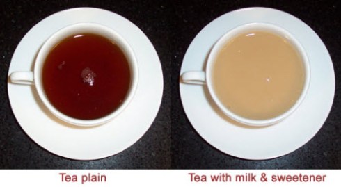 Some say you shouldn’t put milk in your tea. Others say you should. (Photo by A.C. Cargill, all rights reserved)