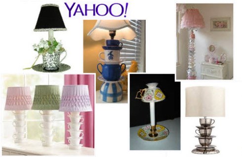 Teacup Lamps from Yahoo! Images