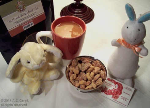 Nutty tea party! (Photo by A.C. Cargill, all rights reserved)