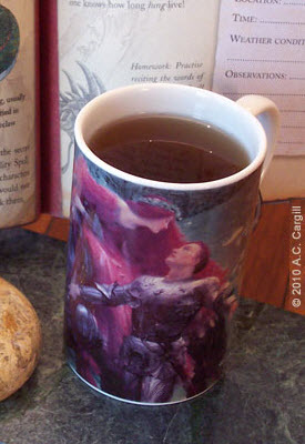 Dads can be knights in shining armor and deserve a tea just like them! (Photo by A.C. Cargill, all rights reserved)