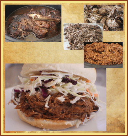 Slow Cooker Tea Pulled Pork BBQ (photo by Janet Sanchez, all rights reserved)