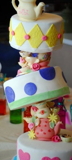 Quirky is the byword for your Mad Hatter Tea Party! (From Yahoo! Images)