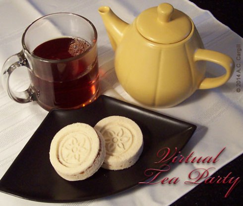 A typical virtual tea party posting! (Photo by A.C. Cargill, all rights reserved)