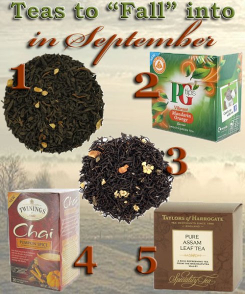 5 September Teas to Fall For! (ETS image composite by A.C. Cargill)