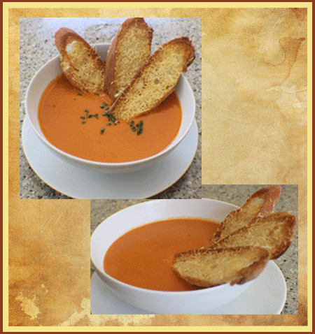 Tea Tomato Bisque Soup (photo by Janet Sanchez, all rights reserved)