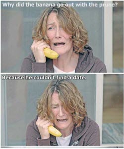 One of the top 10 banana jokes. (screen capture from site)