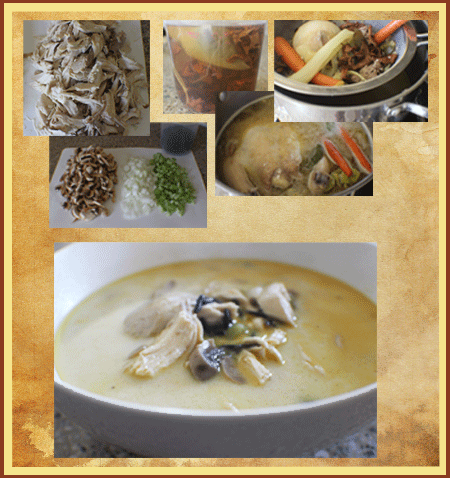 Tea Wild Rice Chicken Soup (photo by Janet Sanchez, all rights reserved)