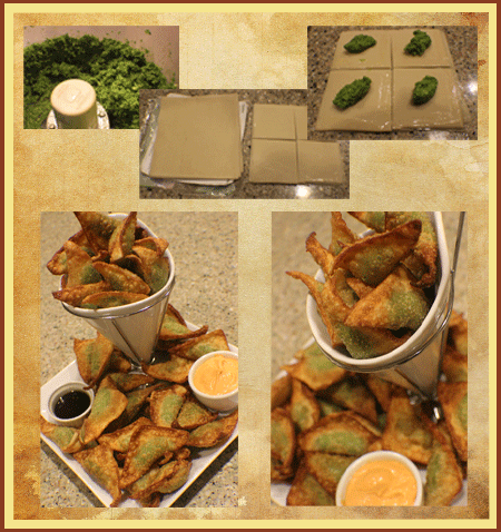 Halloween Tea Wontons (photo by Janet Sanchez, all rights reserved)