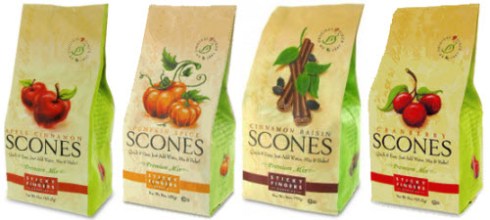 Some Sticky Fingers Scone Mix Fall Flavors (ETS image composite by A.C. Cargill)