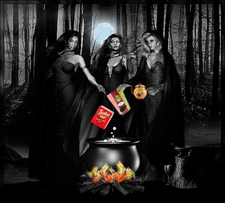 A magic brew! (composite image by A.C. Cargill)